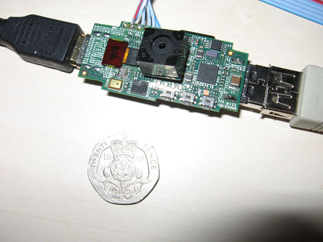 树莓派USB计算机的模型