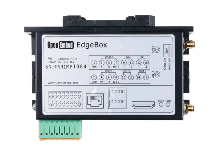 EdgeBox-RPI4 树莓派 CM4 工业控制器