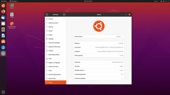 Ubuntu的性能信息