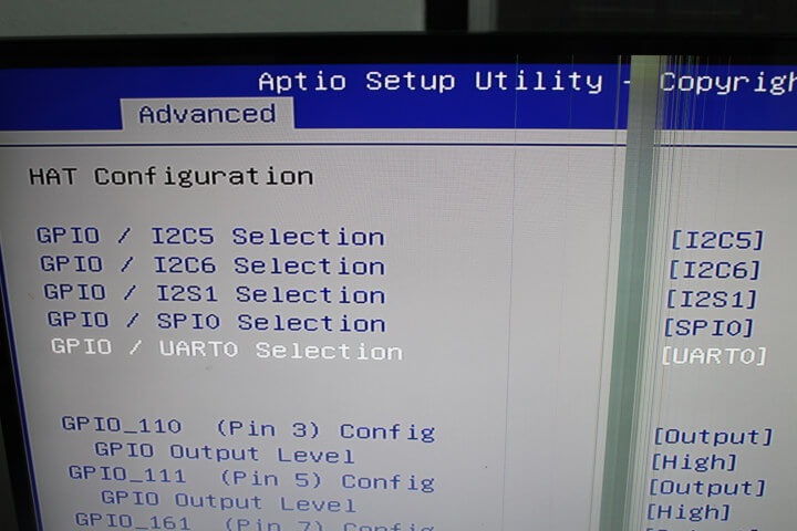 BIOS配置启用 I2C、SPI、UART