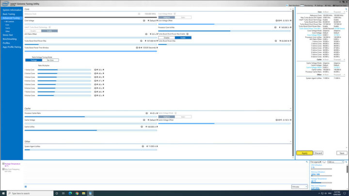 cinebench r20超频设置