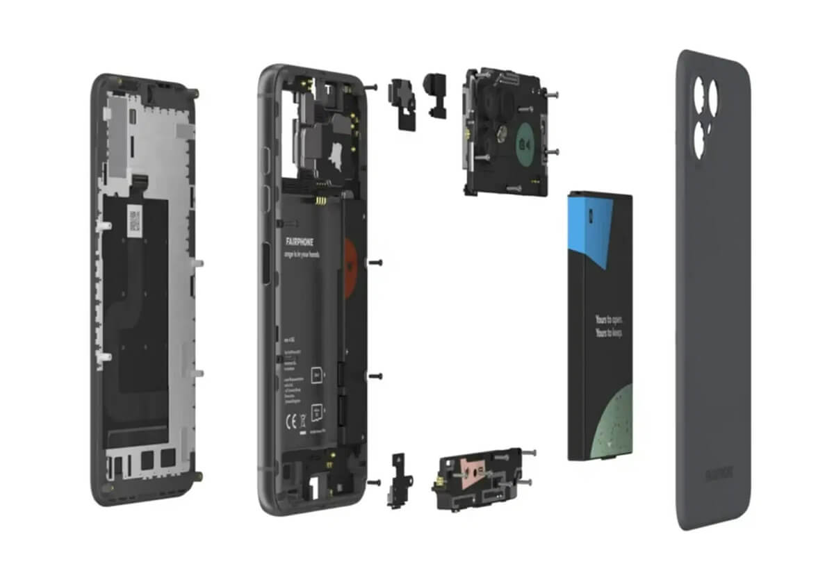 Fairphone 4 分解图