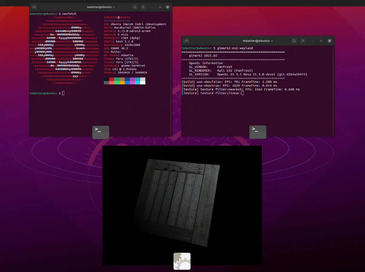 在ODROID-N2+上运行带有Panfrost 的 Ubuntu 21.10