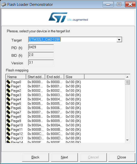 选择STM32L1_Cat2-128K