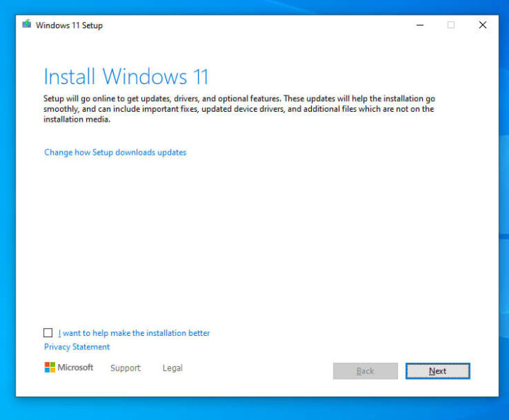 Windows-11安装设置界面