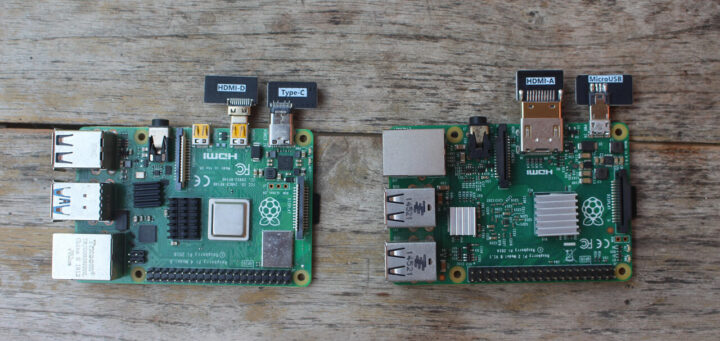树莓派 4/2 HDMI 和 USB 适配器