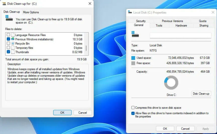 Windows 11磁盘清理