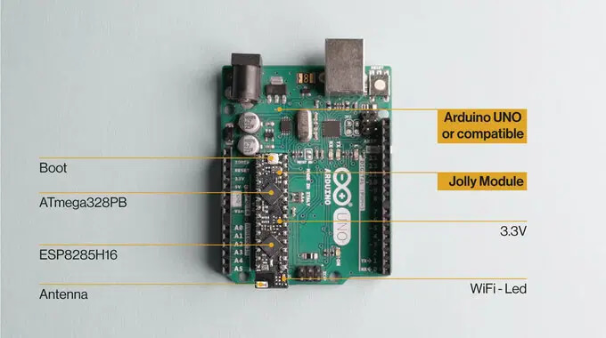 Arduino UNO WiFi Jolly DIP模块