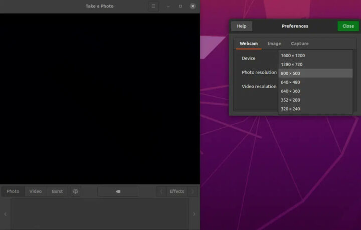 在ubuntu中HiGole F7G Plus的后置摄像头