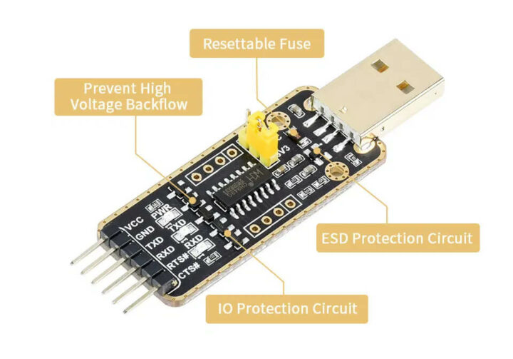 CH343G USB转串行调试板