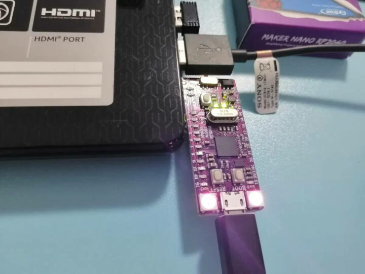 使用circuitpython在Maker Nano RP2040进行演示