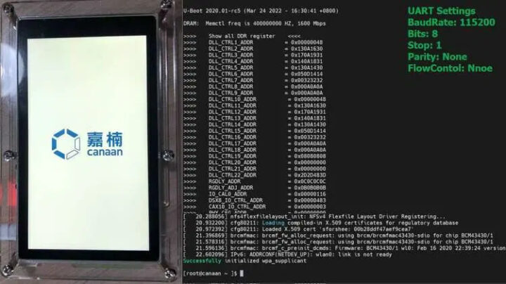 嘉楠K510上的Linux镜像