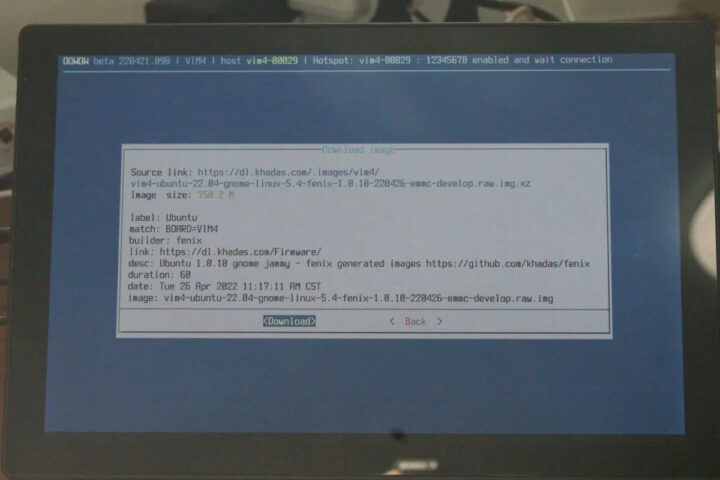 在晶晨A311D2下载Ubuntu 22.04
