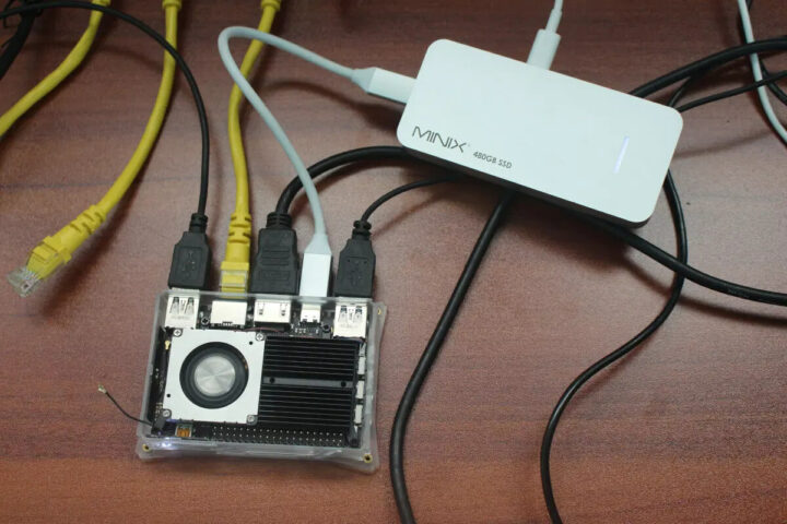 在Khadas VIM4上测USB-C SSD