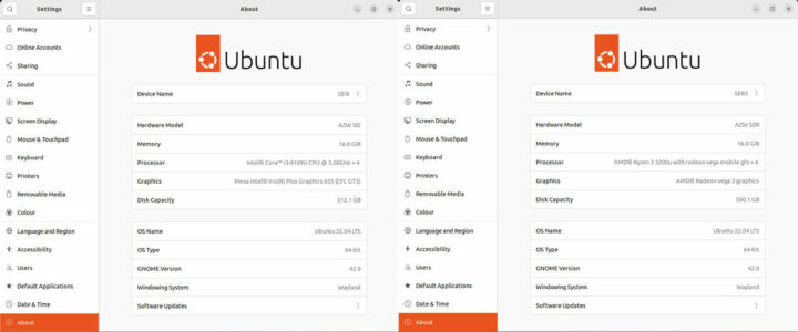 Beelink SEi8 与 SER3 运行 ubuntu 22.04 的评测