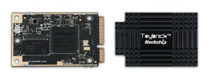 Toybrick RK1808 mini PCIe AI加速卡