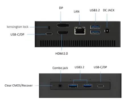 配备Alder Lake 的 Polywell Nano-U12P