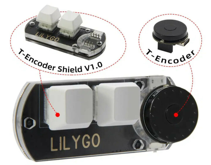 LILYGO T-Encoder ESP32 拨盘键盘
