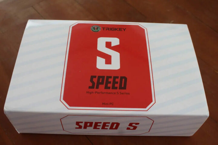 Trigkey Speed S 迷你 PC 的包装