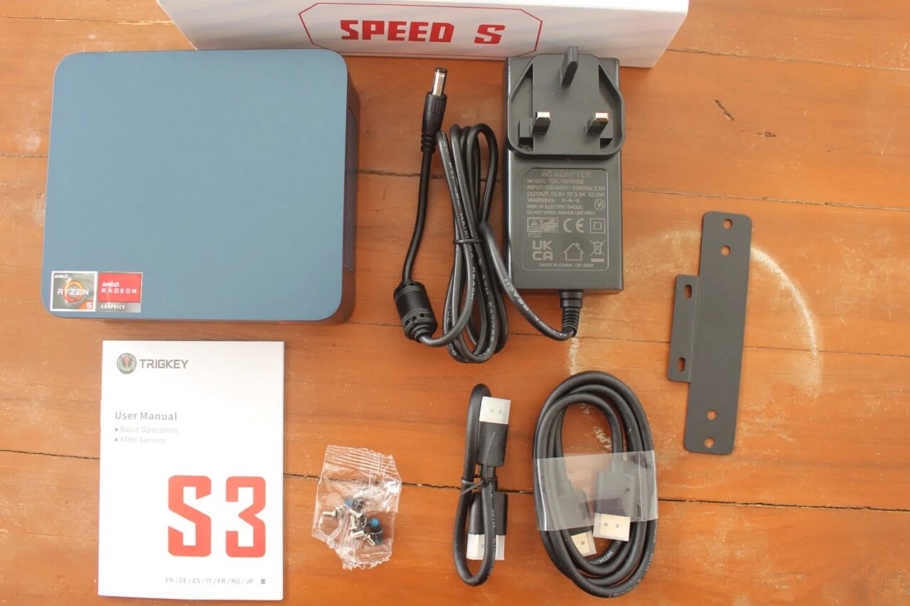 Trigkey Speed S3 的电源和用户手册