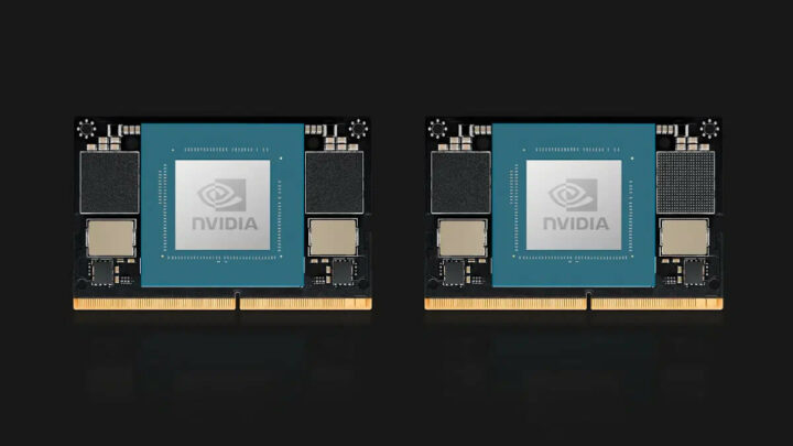 配备 8GB RAM（左）和 4GB RAM（右）的 Jetson Nano Orin