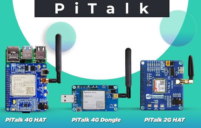 PiTalk 4G 树莓派 HAT 和 4G USB 适配器